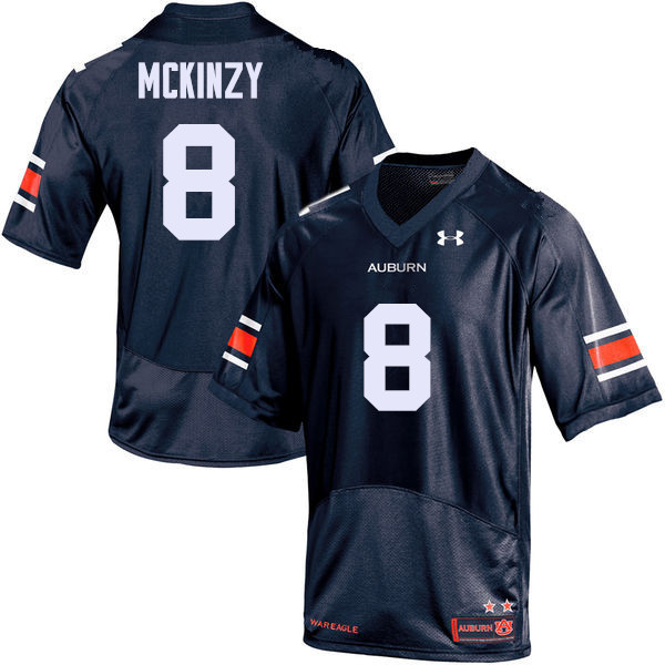 Auburn Tigers Men's Cassanova McKinzy #8 Navy Under Armour Stitched College NCAA Authentic Football Jersey PLG6474ME